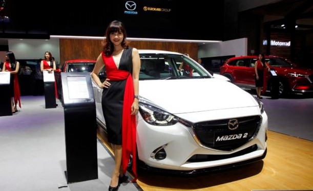 2021 Mazda 2 at Auto Show