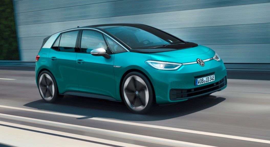2021 Volkswagen ID.3 Test Drive with electric engine